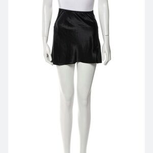 Doen Silk Mini Skirt M